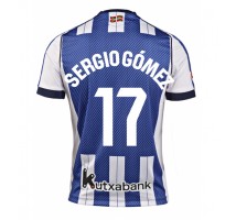 Real Sociedad Sergio Gomez #17 Koszulka Podstawowa 2025-26 Krótki Rękaw